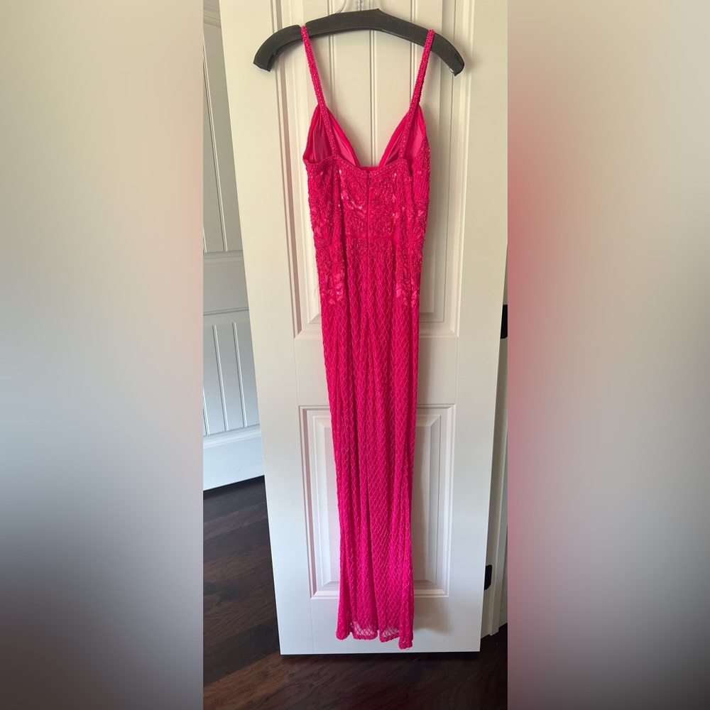 Sherri Hill pink jumpsuit - Picture 5 of 7